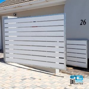 Nutec Driveway Swing Gate and Pedestrian Gate