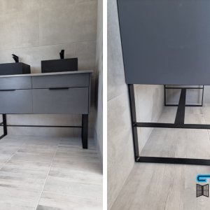 Welded Steel Stand for Bathroom Cabinet